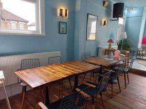 Inside at Boon Cafe in Croydon