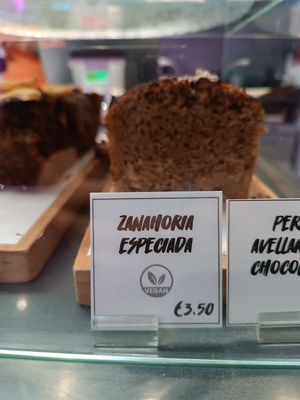 Carro cake #Veganuary at Noburu in Madrid