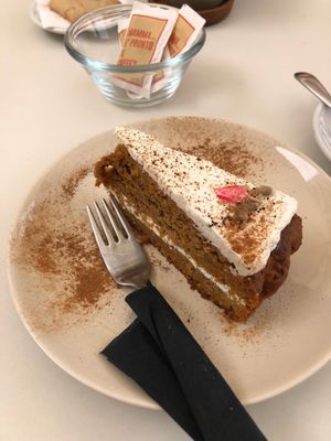 Carrot cake at El Michi del Puerto in Tenerife