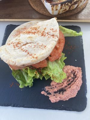 Sandwich with jackfruit tuna   at El Michi del Puerto in Tenerife