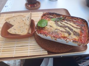 Lasagne at El Michi del Puerto in Tenerife