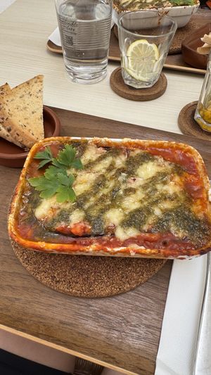 Lasagne (Aubergine statt Lasagneplatten)  at El Michi del Puerto in Tenerife