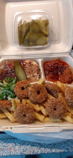 Falafelteller Nr. 08 zum Mitnehmen at Teba in Wilhelmshaven