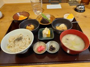 Lunch set at Chago in Miyazaki