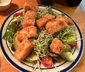 Fried tofu salad at Sushi Nori - すし典 in Matsumoto