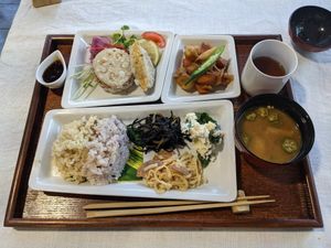 Set meal at Zeal in Miyazaki