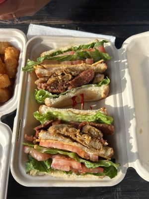 Club sandwich  at The Vegan Phoenix in Beaverton