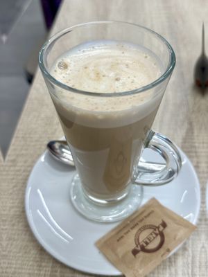 Latte with soy milkk  at Panella - Santa Maria Novella  in Florence