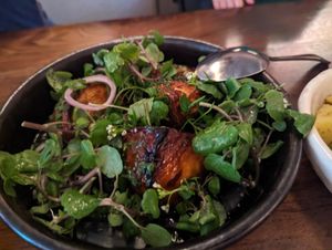 Glazed rutabaga (swede) at Family Meal at Blue Hill in New York City
