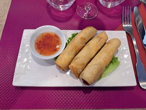 Nems aux légumes at Little World in Strasbourg