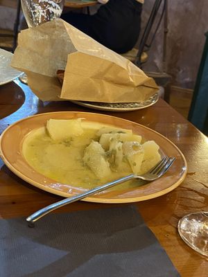 Garlic fried yucca at Habanita in Sevilla