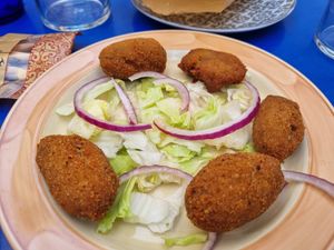 Vegan croquettes at Habanita in Sevilla