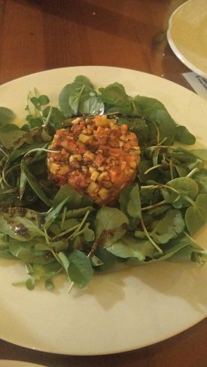 Vegetables tartar at Habanita in Sevilla