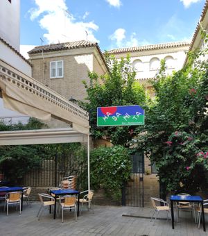 Outside at Habanita in Sevilla