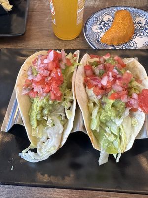 Eggplant tacos  at The Taco 105 in Mattituck