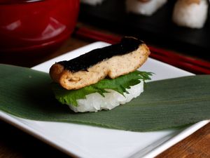 Kabayaki (Tofu) at Vegan Sushi Tokyo in Tokyo