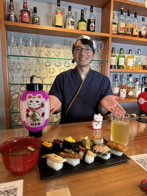   at Vegan Sushi Tokyo in Tokyo