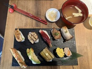   at Vegan Sushi Tokyo in Tokyo