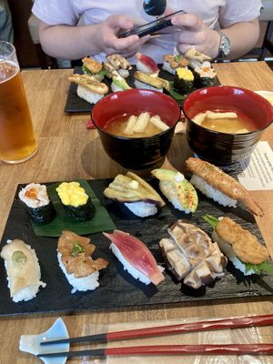   at Vegan Sushi Tokyo in Tokyo