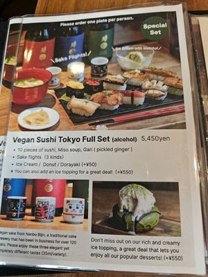  at Vegan Sushi Tokyo in Tokyo