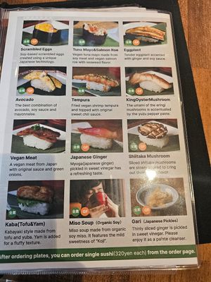  at Vegan Sushi Tokyo in Tokyo