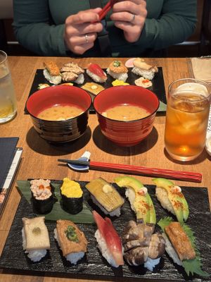   at Vegan Sushi Tokyo in Tokyo