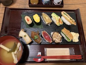   at Vegan Sushi Tokyo in Tokyo