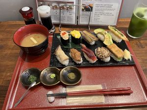 Amazing flavour and presentation !  at Vegan Sushi Tokyo in Tokyo