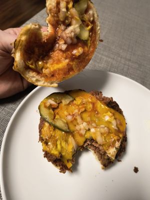 Burger  at SmackThat Smash Burger in Leipzig