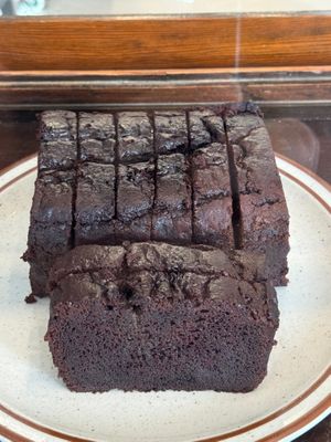 chocolate pound cake at Lady Blume Microbakery + Coffee in Cotati