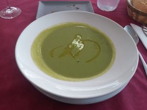 Vegetable cream at Amaranto in Port De Sagunt
