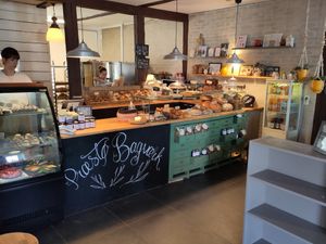 The little bakery store at Præstø Bagværk in Praestoe