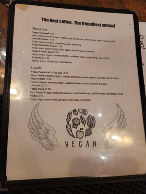 Options were a bit spread, but the staff were extremely friendly and interested in customizing the options as much as they could! at Cake's Cafe in Santa Fe
