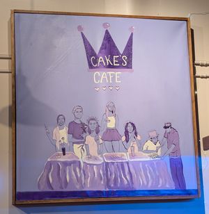 at Cake's Cafe in Santa Fe