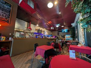  at Cake's Cafe in Santa Fe