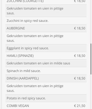 Vegan mains part two  at Finjal in The Hague