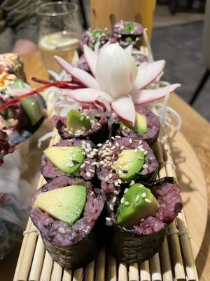 Avocado and Rucola Maki    at Mandala in Bonn