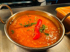 Slow-cooked yellow lentils tempered with cumin, garlic, tomatoes & spices. Creamy, flavorful, vegan-friendly, and perfect with rice or dairy-free roti. at Shavan's Pakenham in Pakenham