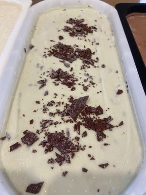 Little Liberty mint chocolate ice cream at Frosty Moons in Whanganui