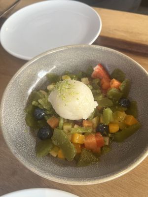 Ice cream  at KYU Mexico in Mexico City