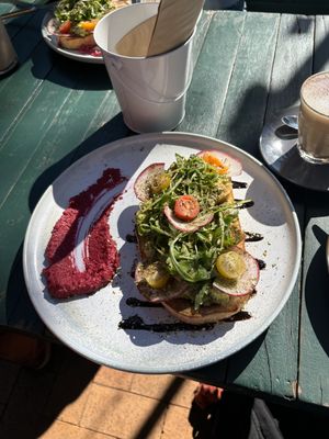   at Velicious Café in North Narrabeen