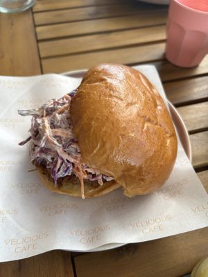   at Velicious Café in North Narrabeen