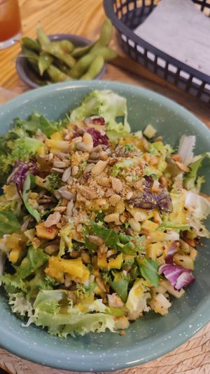 Ensalada (mucha lechuga y poco del resto de ingredientes) at LaCondesa Vielha in Vielha