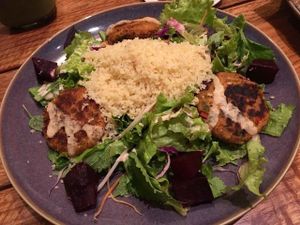 Couscous salad with falafel at Zenith in Hanoi