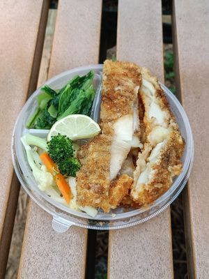 素G排(杏鮑菇)飯 at Yue Qing Yue Xing - Bibi Valley Vegetarian Cuisine -怡情悅性 - 比比穀穀蔬食料理 in New Taipei City