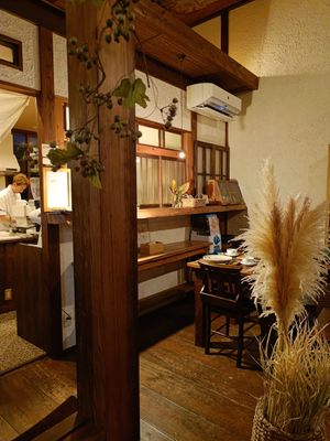 Inside of store at meguri coffee  in Nikko