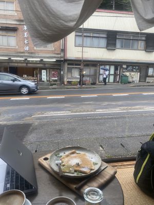   at meguri coffee  in Nikko