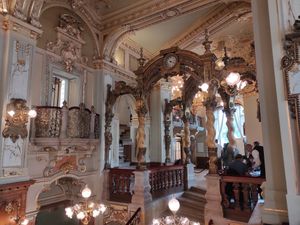 Inside at New York Cafe Budapest in Budapest