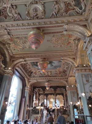 Inside at New York Cafe Budapest in Budapest