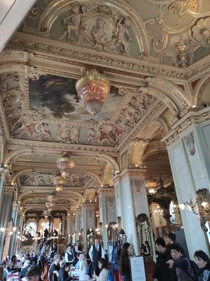 Inside at New York Cafe Budapest in Budapest